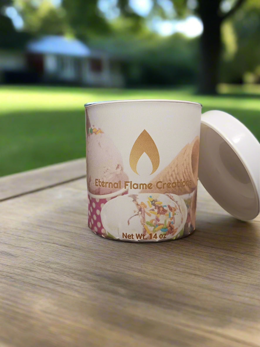 Pint of Ice Cream Candle