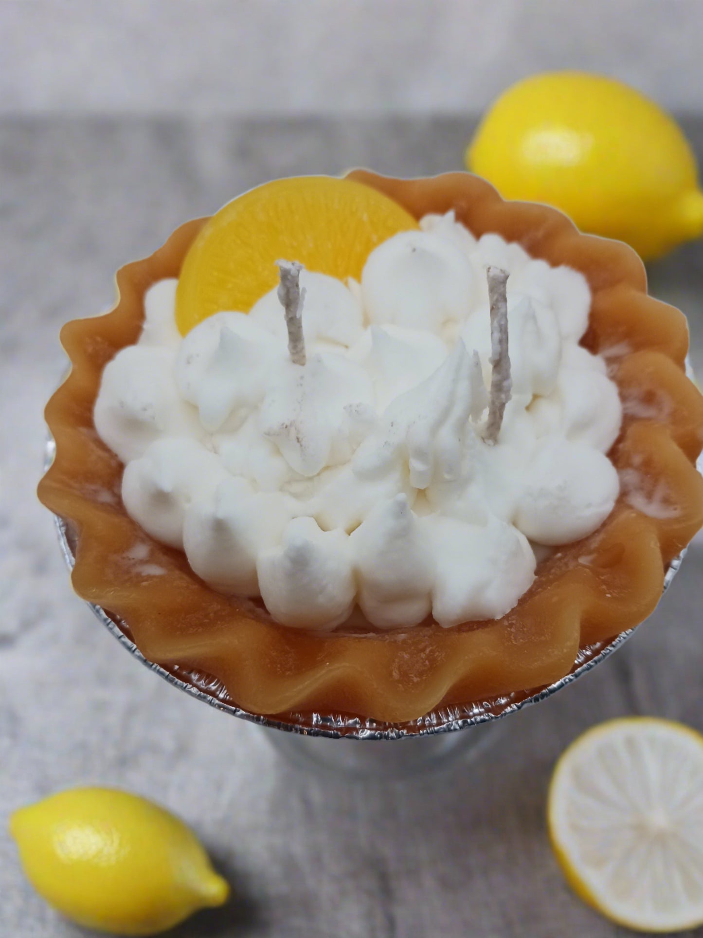 Lemon Meringue Pie Candle