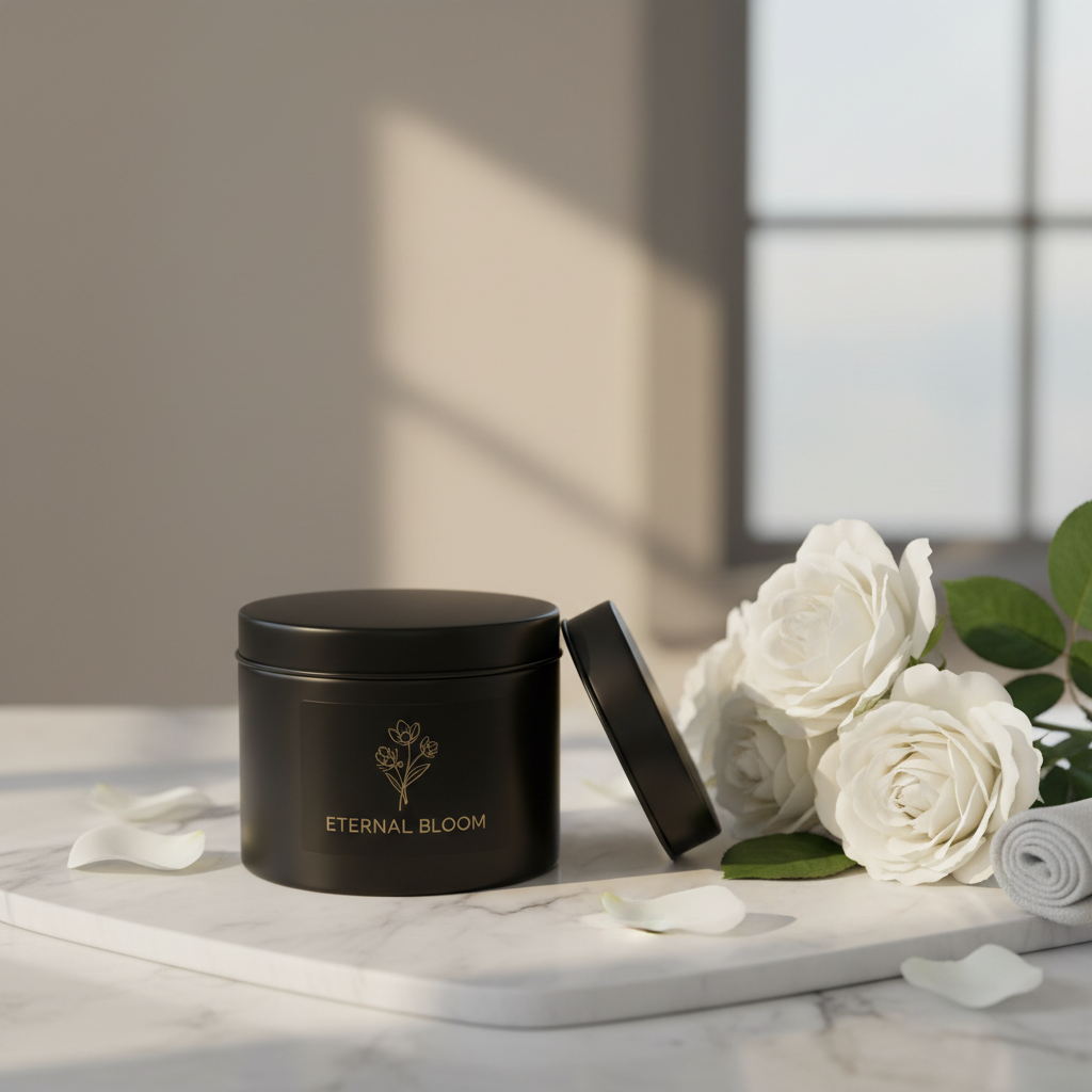 Black Event Favor Tin