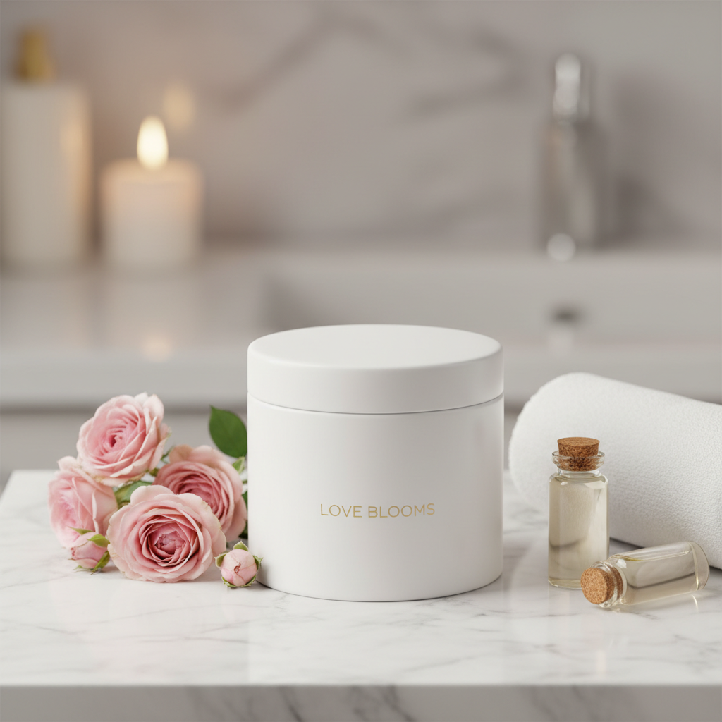 White Event Favor Tin